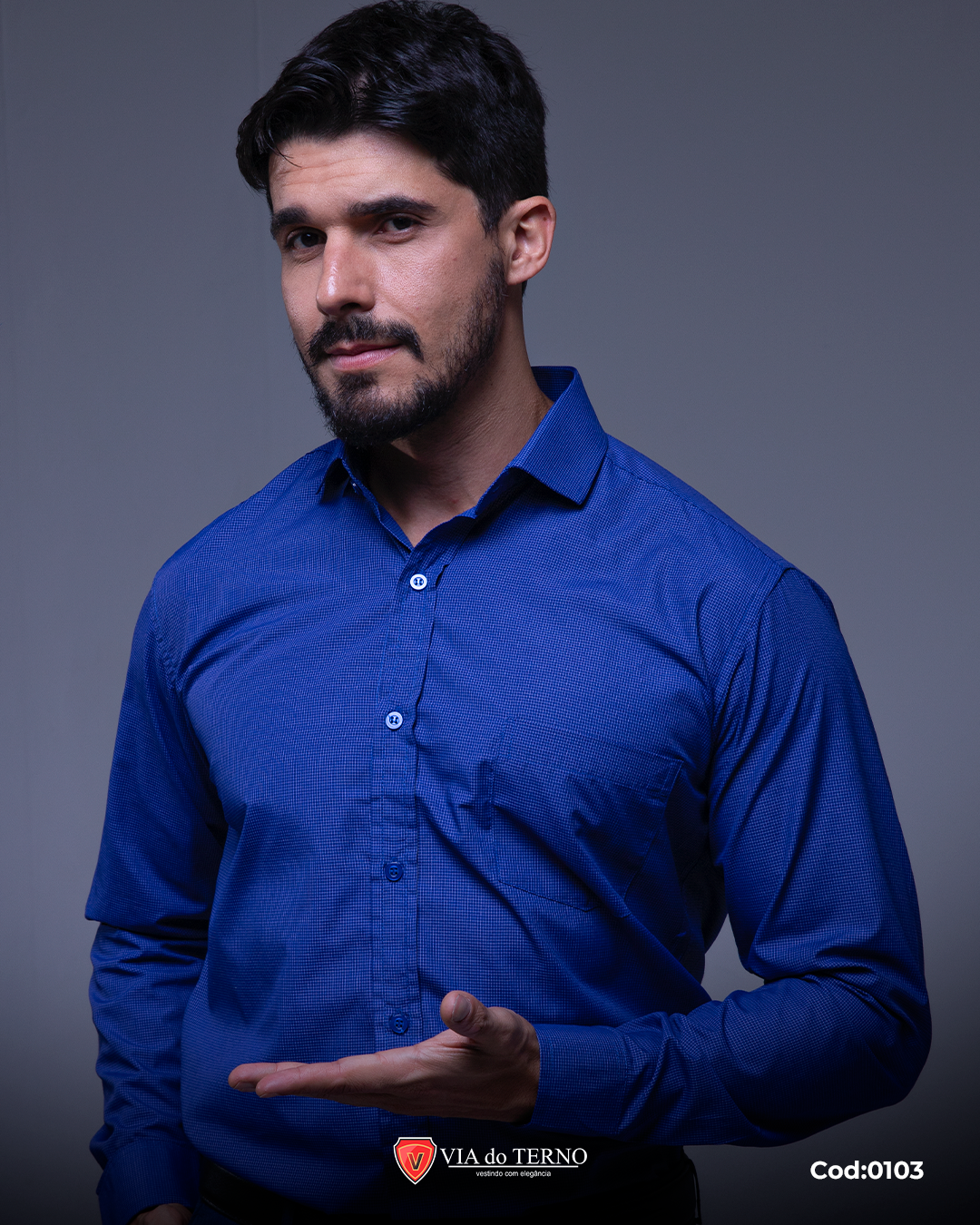 camisa azul 0103 6