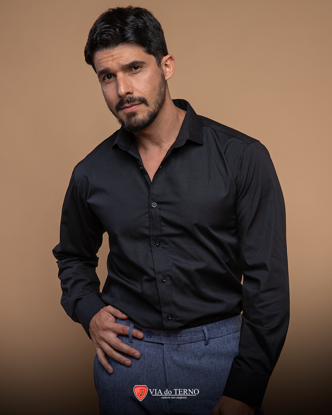 camisa mista preta 5