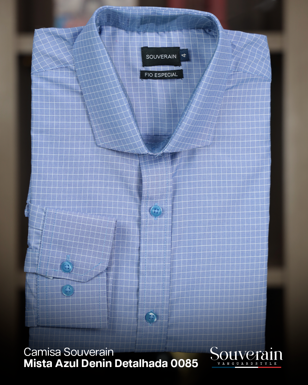 camisa souverain mista azul denin detalhada 0085 2
