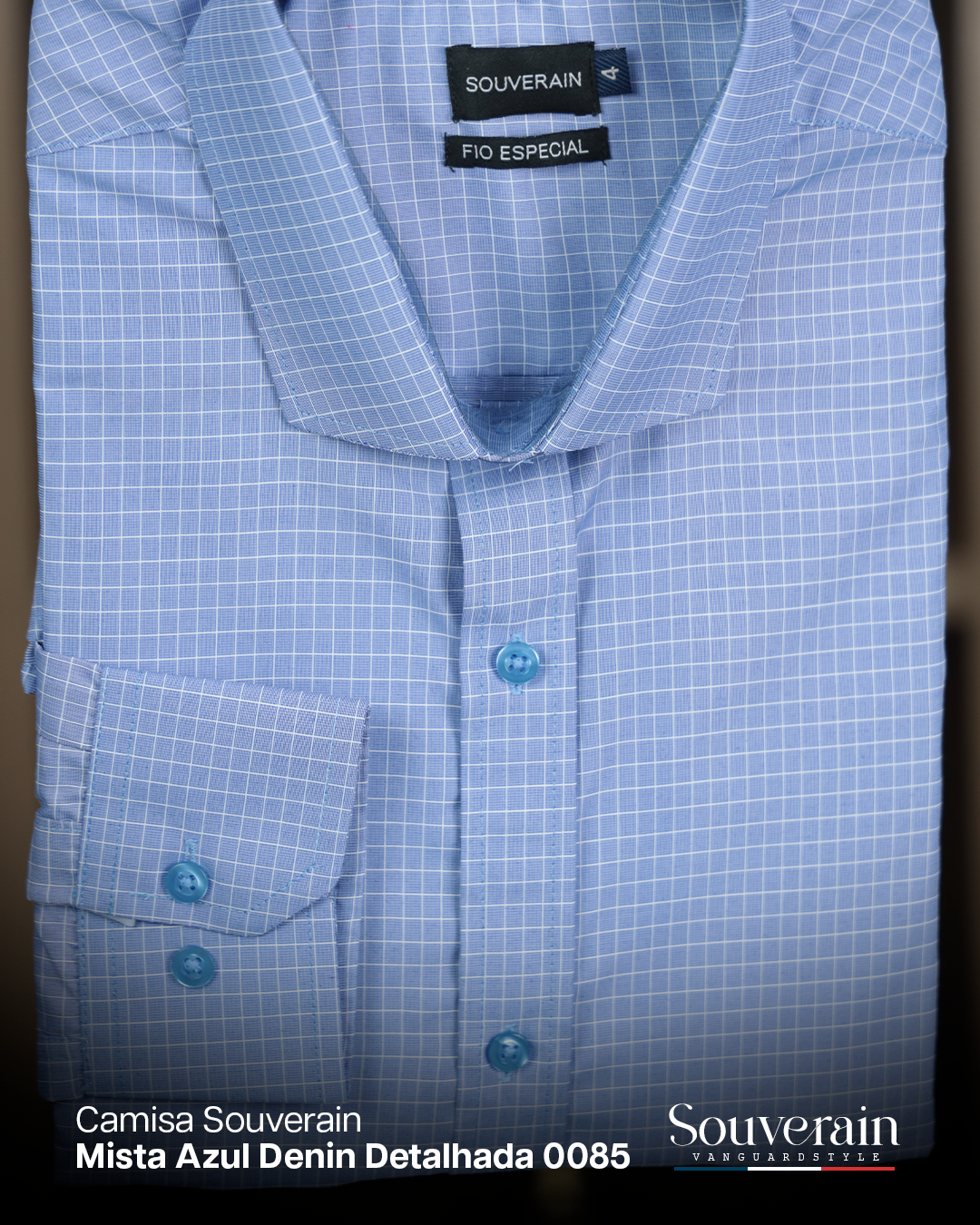 camisa souverain mista azul denin detalhada 0085 1