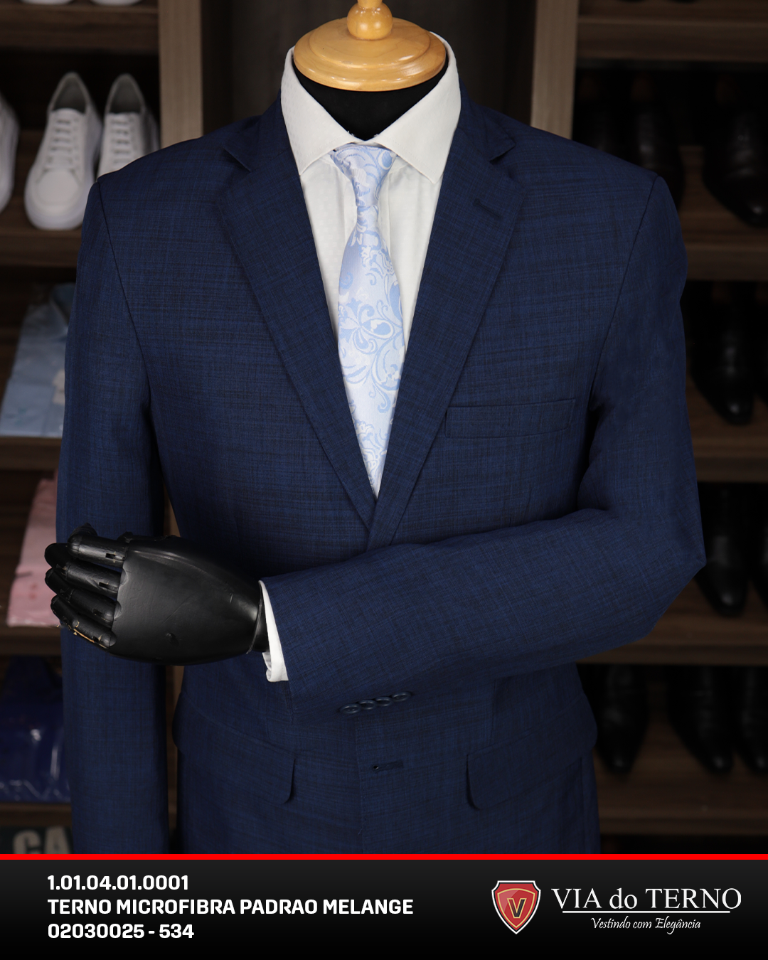 01 terno slim microfibra noite gala
