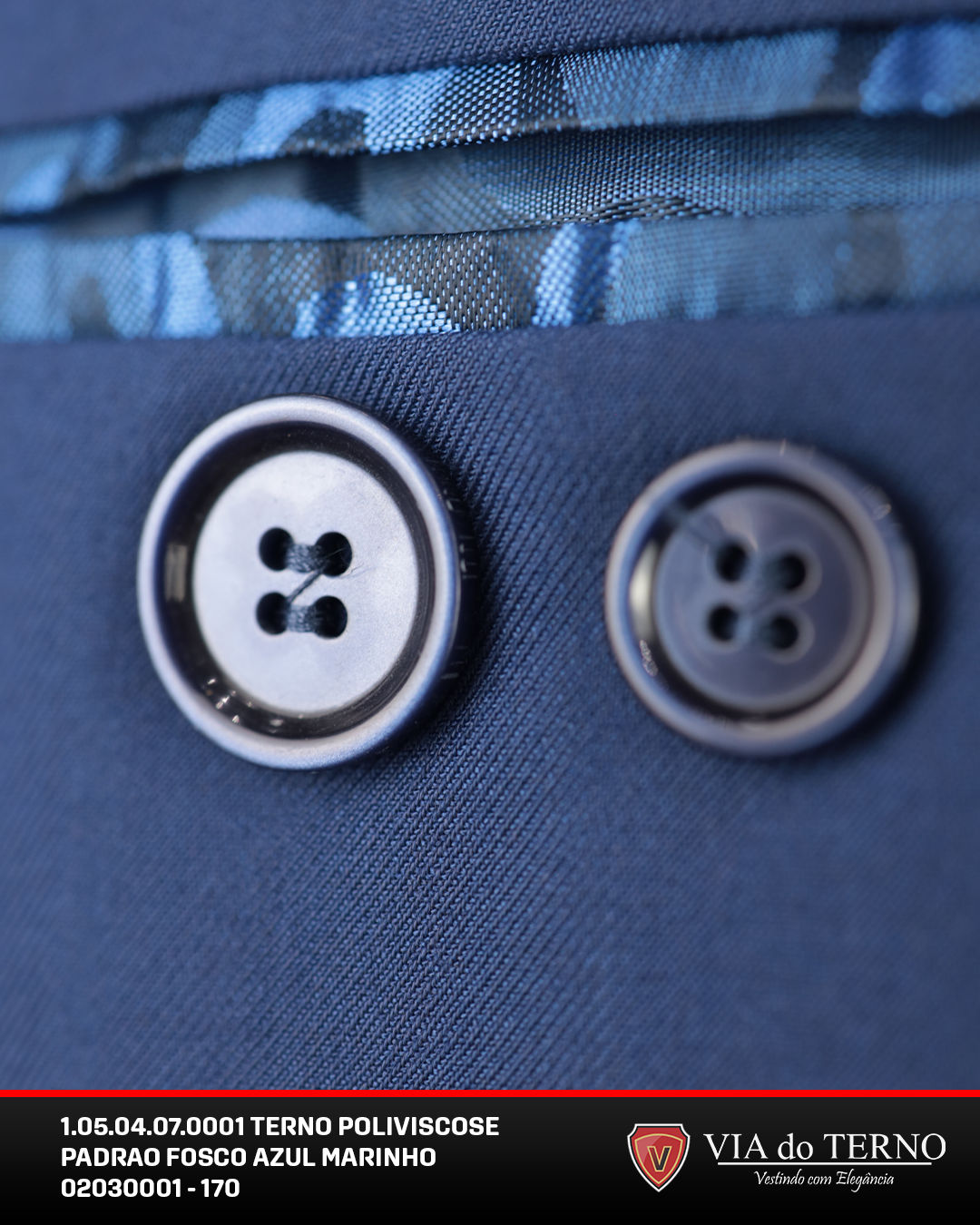 1 05 04 07 0001 terno poliviscose padrao fosco azul marinho 02030001 170 5