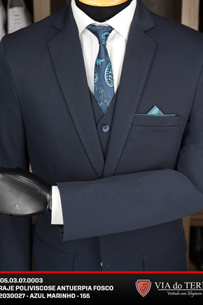 8 05 03 07 0003 traje poliviscose antuerpia fosco 02030027 azul marinho 155 6
