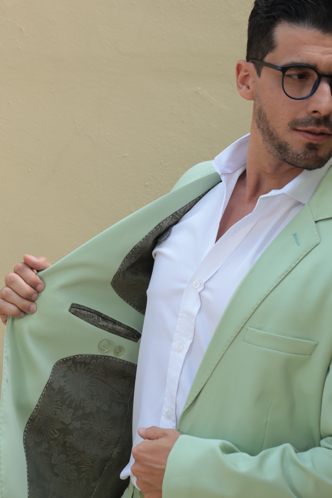 01 terno slim microfibra verde gelato