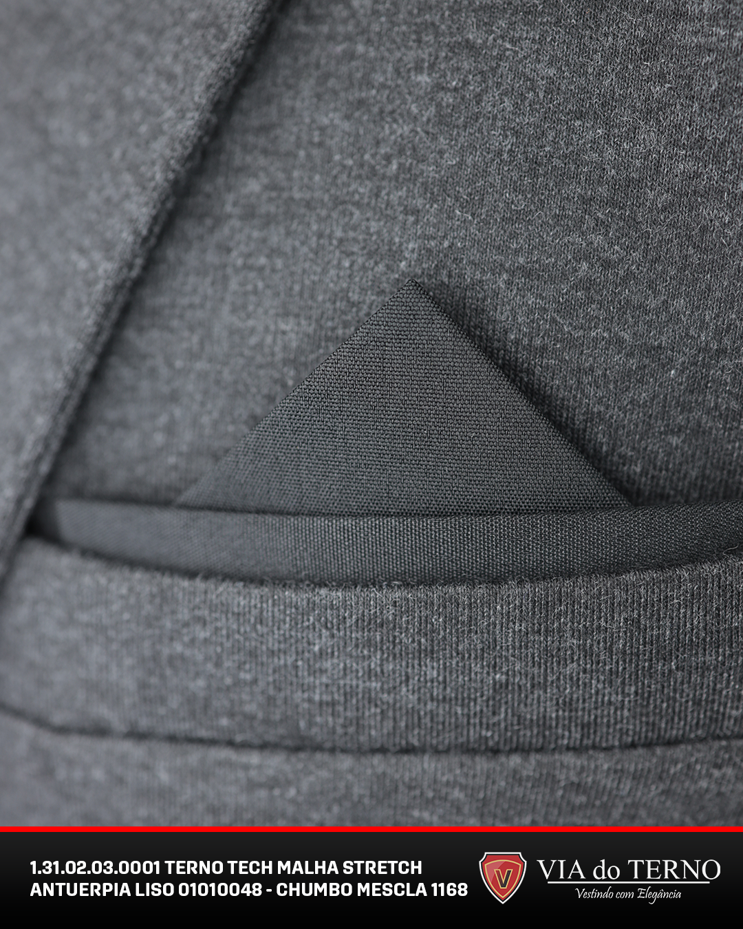 1 31 02 03 0001 terno tech malha stretch antuerpia liso 01010048 chumbo mescla 1168 6