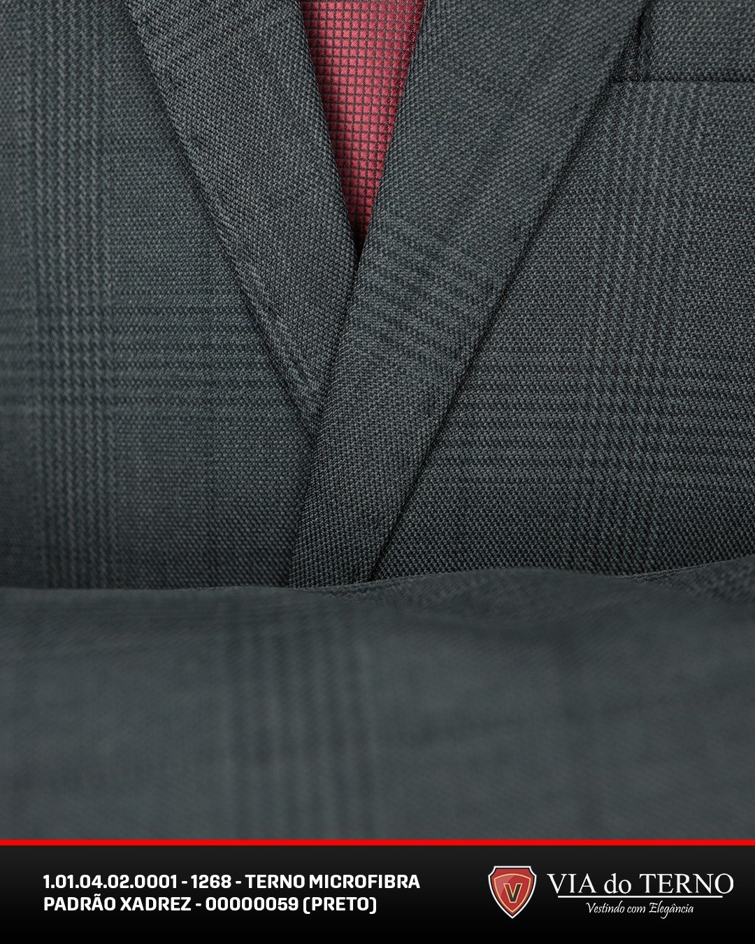 03 terno slim microfibra black