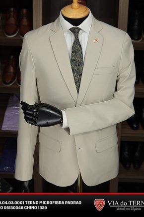 04 terno slim microfibra chino