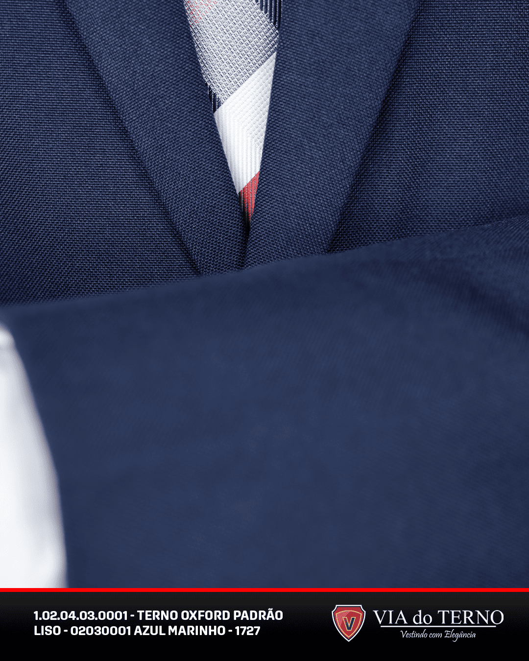 12 terno slim oxford azul marinho