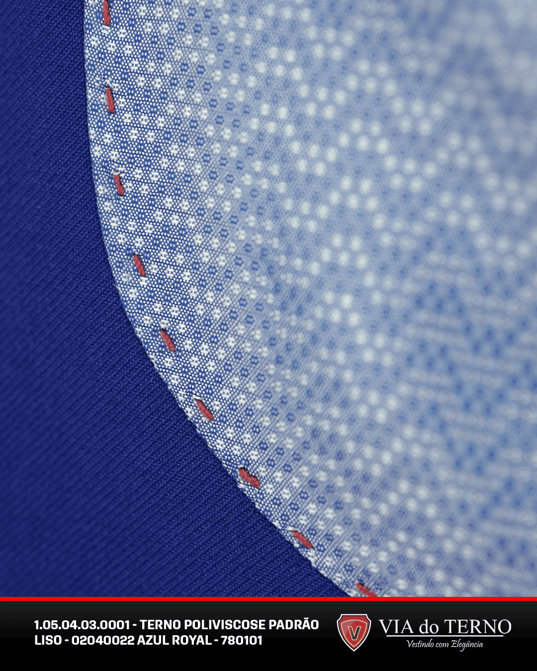 08 terno slim poliviscose azul royal