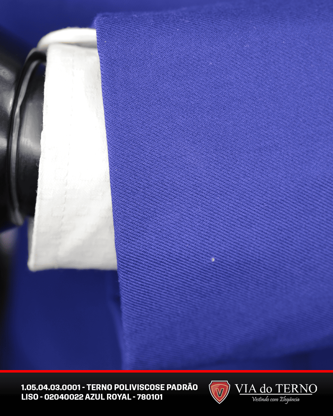 13 terno slim poliviscose azul royal