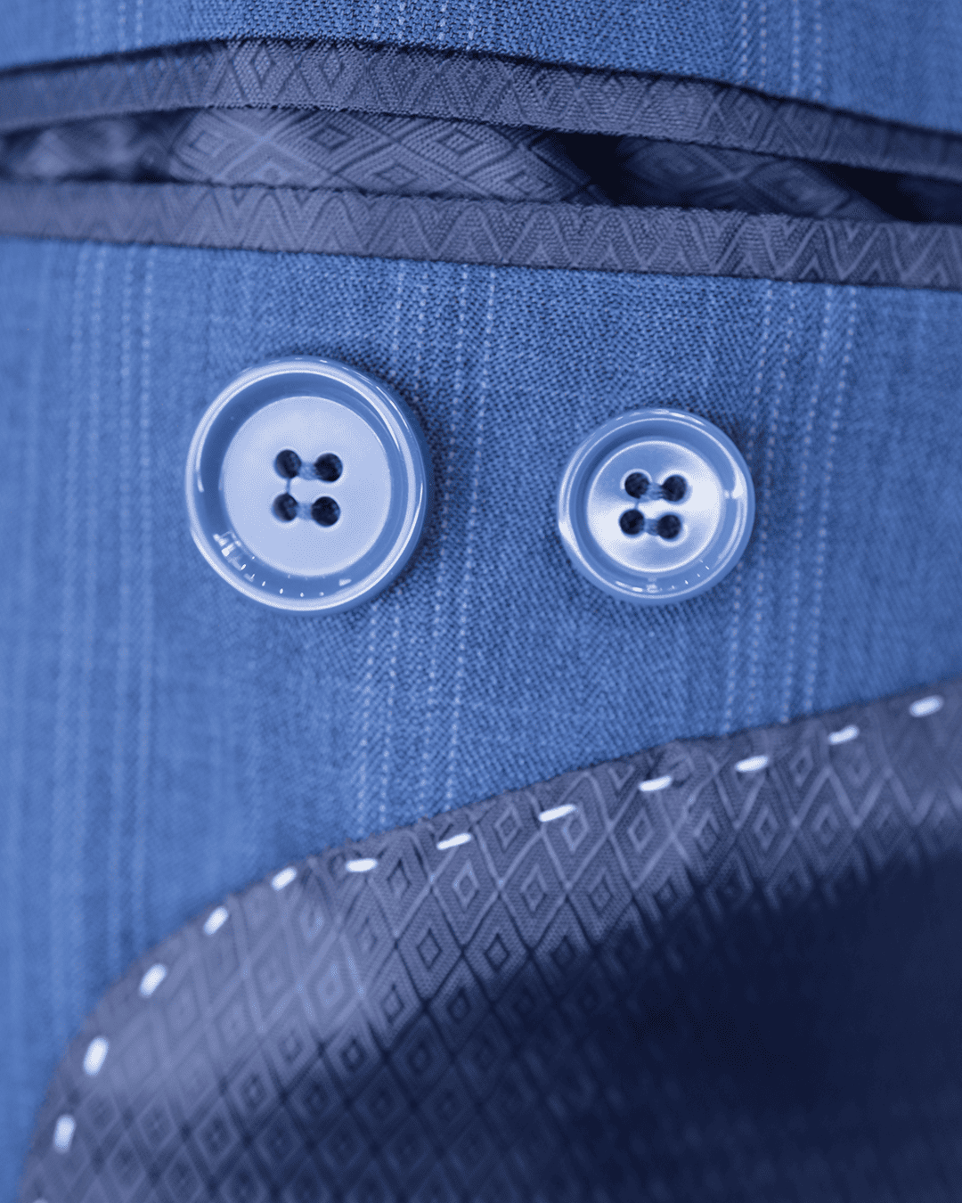 02 terno slim microfibra navy xadrez