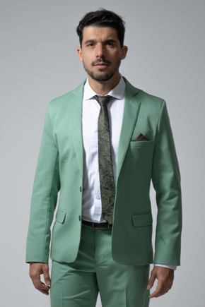 06 terno slim poliviscose verde pistache