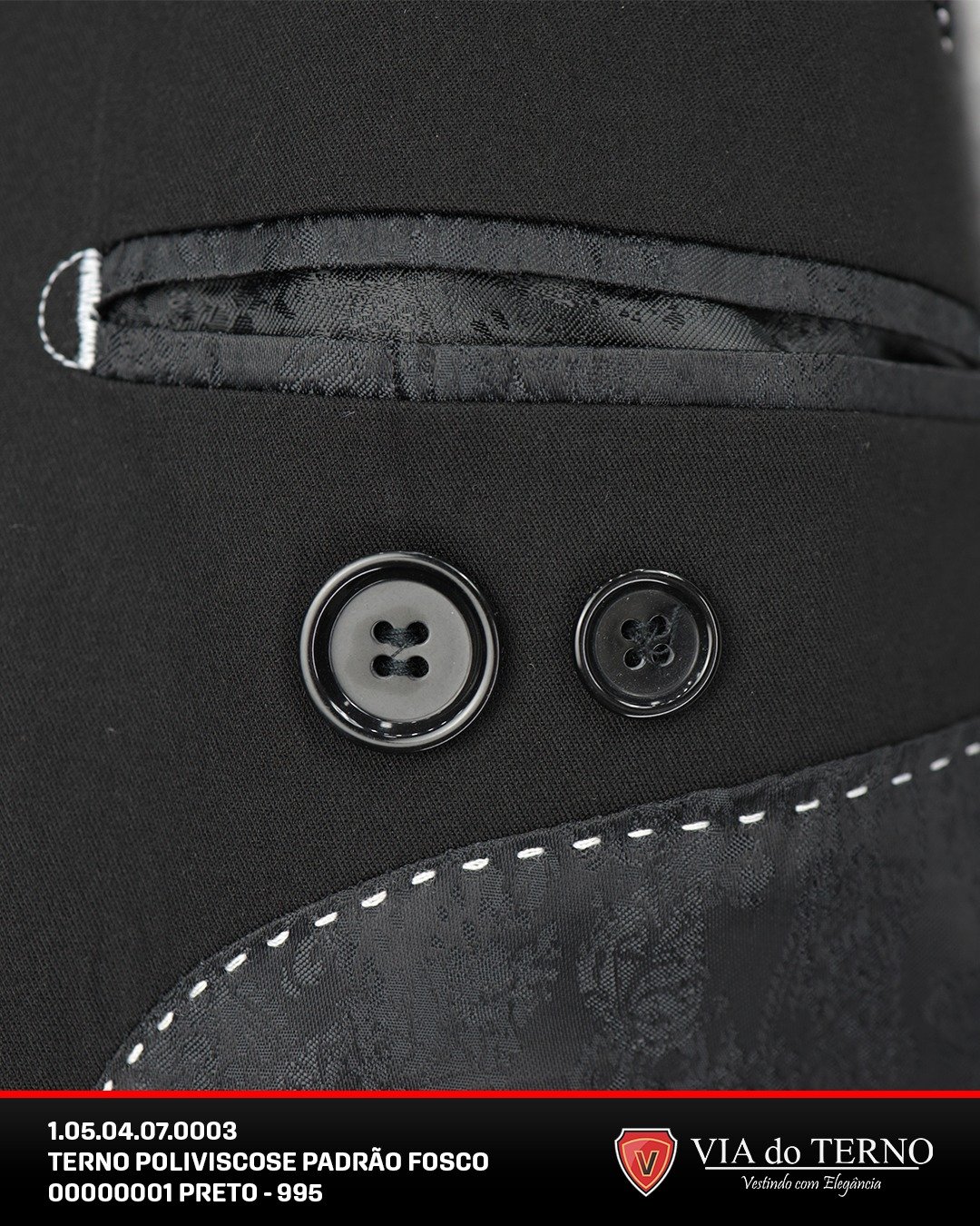 04 terno slim poliviscose preto padrao