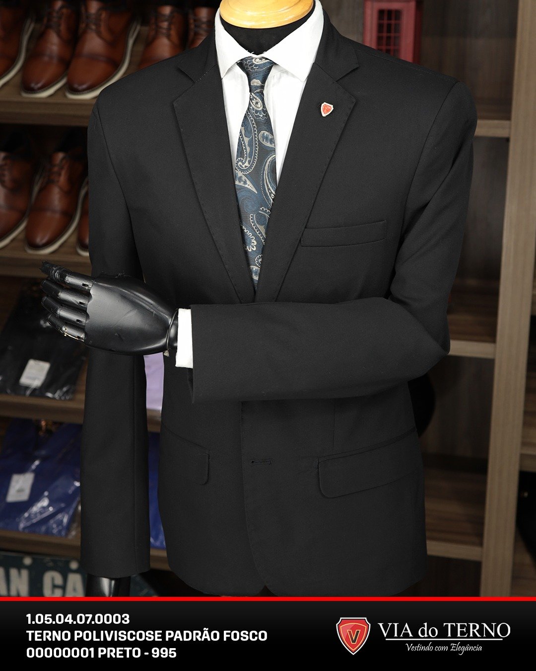 05 terno slim poliviscose preto padrao