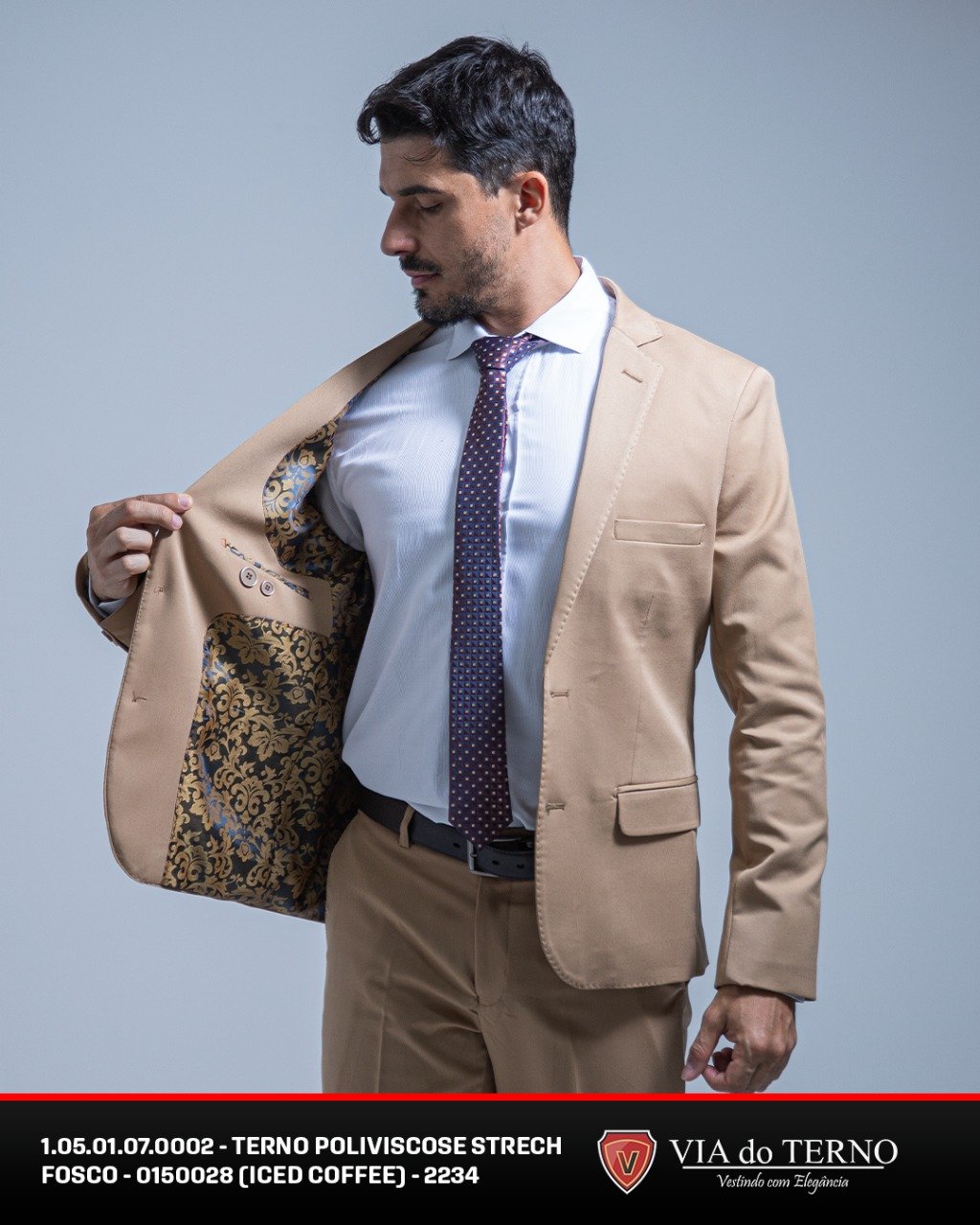 18 terno slim poliviscose iced coffee