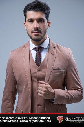 03 traje poliviscose cognac fosco