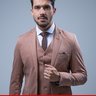 03 traje poliviscose cognac fosco