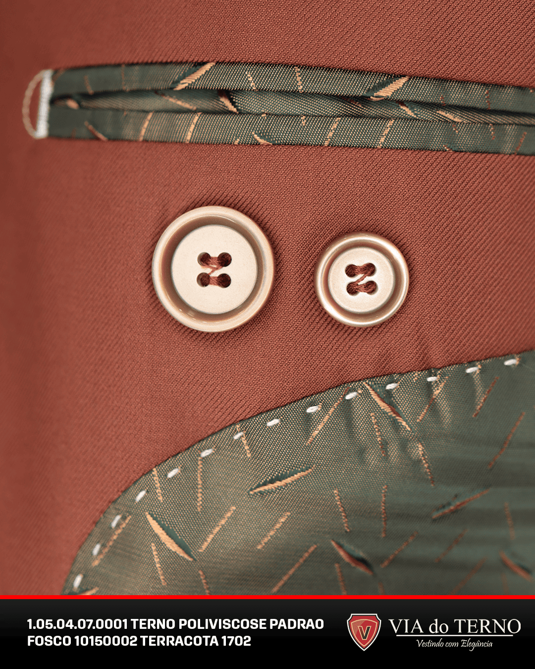 02 terno slim poliviscose terracota fosco