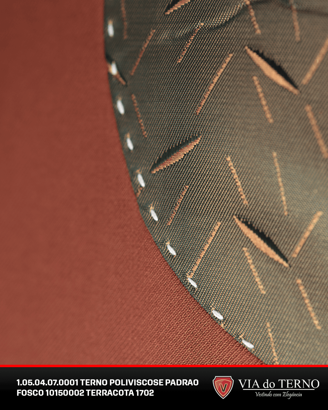 03 terno slim poliviscose terracota fosco