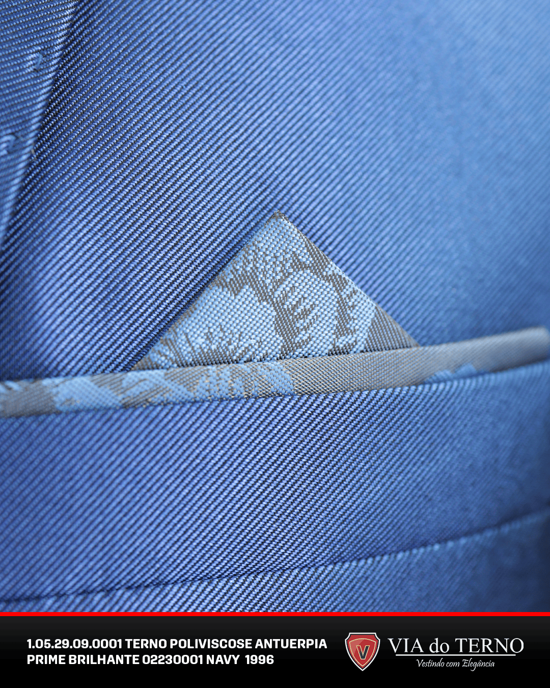 04 terno slim poliviscose azul navy brilhante