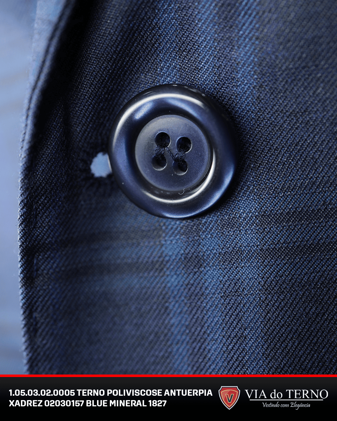 03 terno slim poliviscose blue mineral