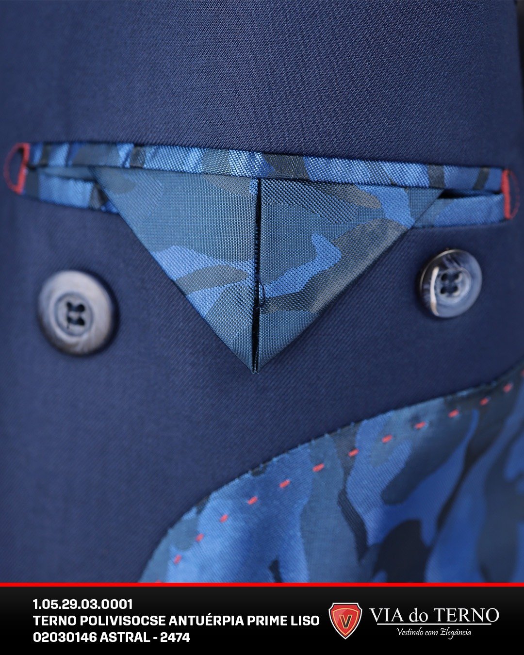 07 terno slim poliviscose azul astral