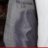 02 terno slim microfibra cinza xadrez encerado