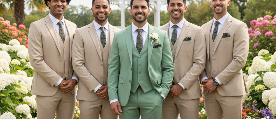 Casamento Perfeito: Cores de Terno para o Noivo e Padrinhos que Vão Arrasar nas Fotos!