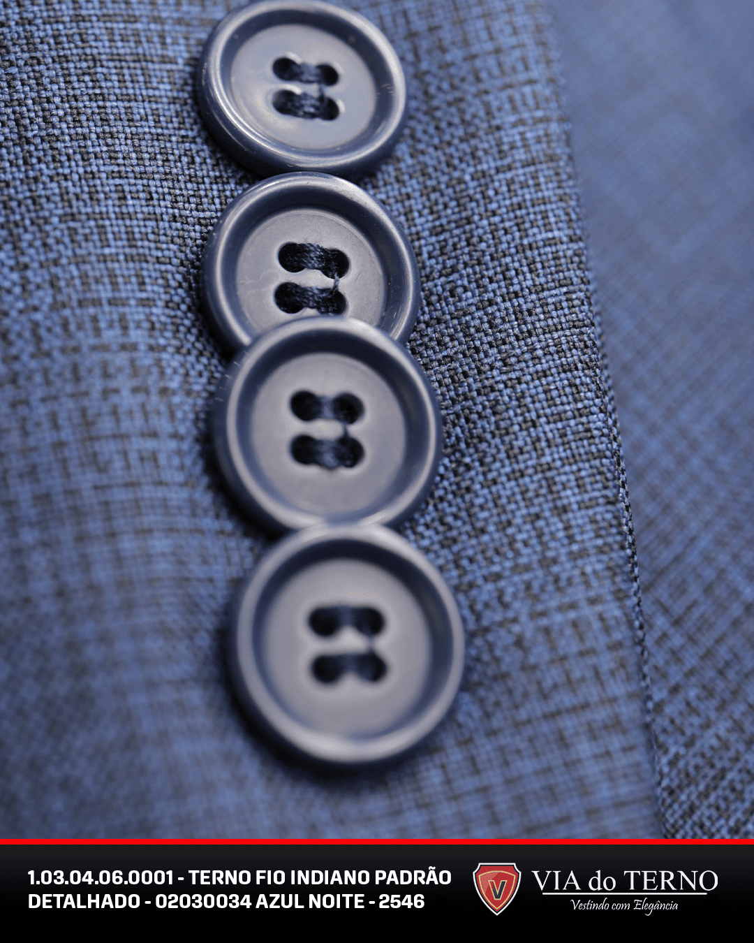 06 terno slim fio indiano azul noite
