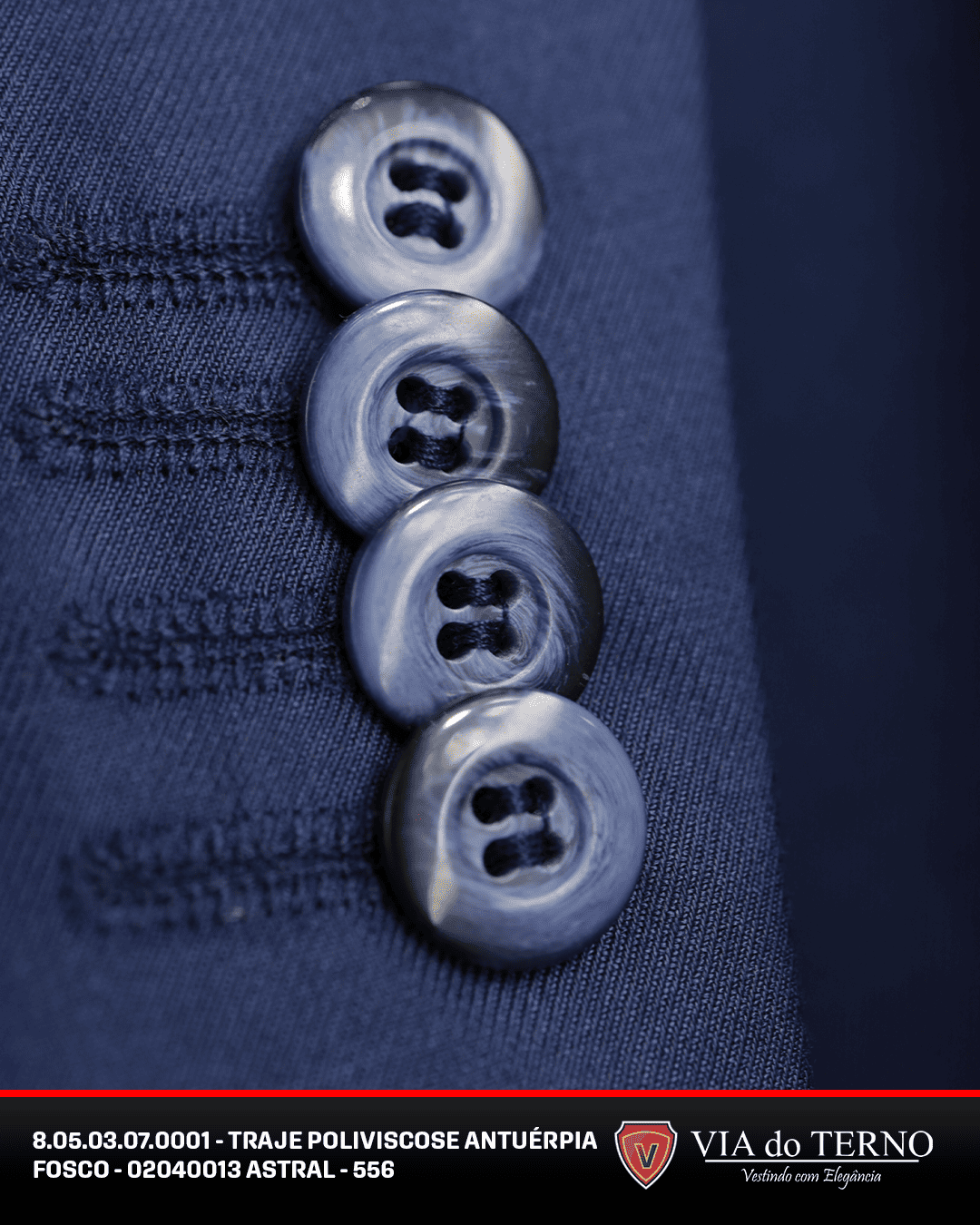 01 traje completo poliviscose azul astral