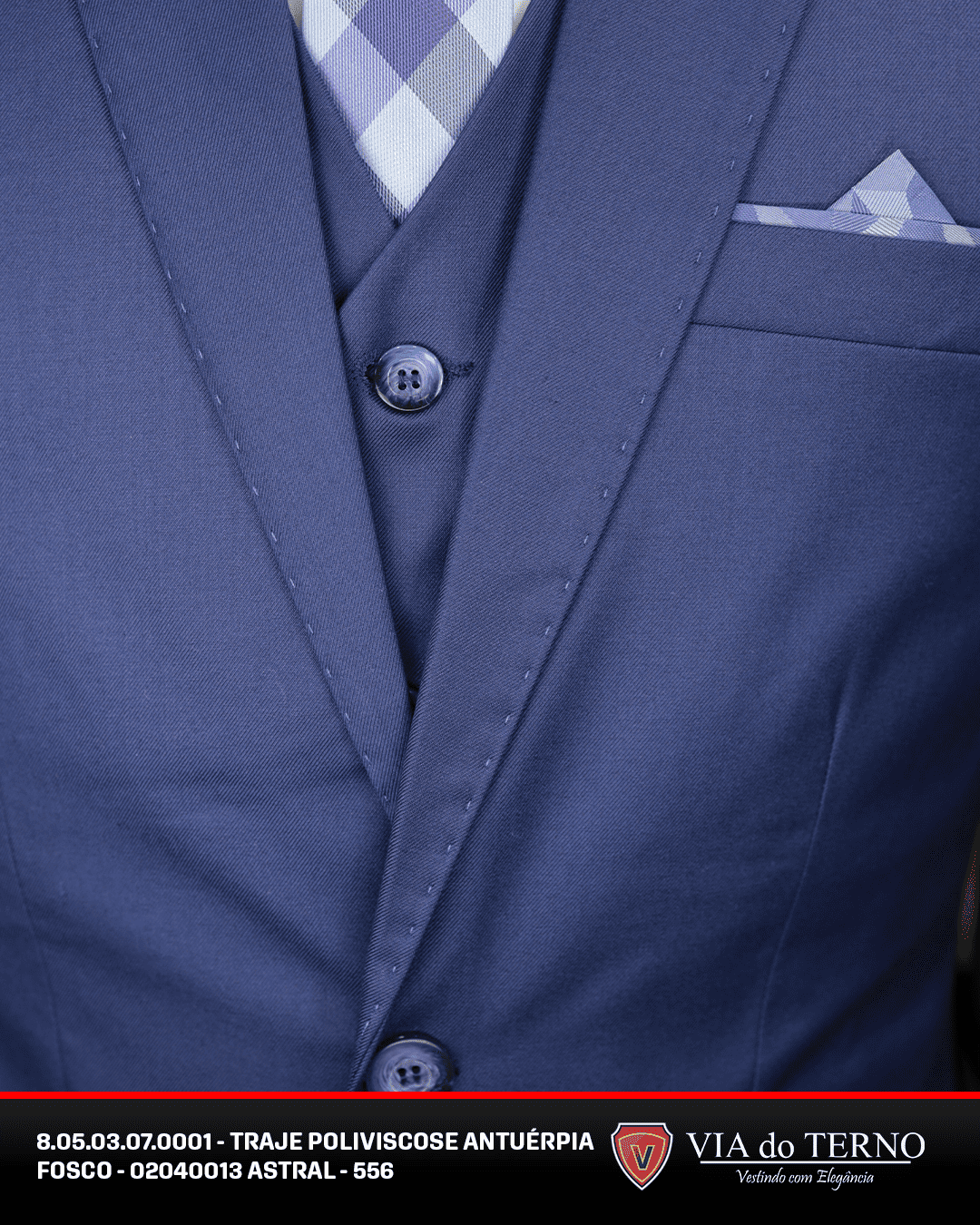 03 traje completo poliviscose azul astral