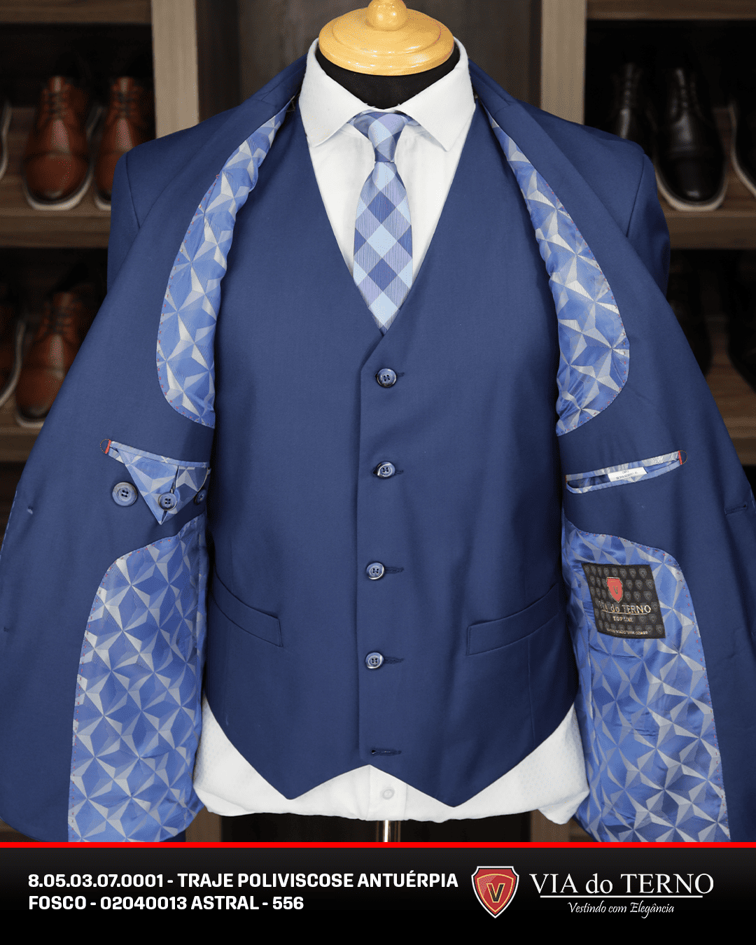 06 traje completo poliviscose azul astral