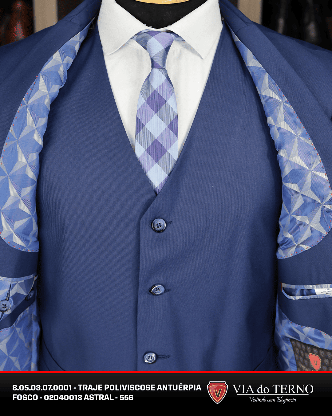 07 traje completo poliviscose azul astral