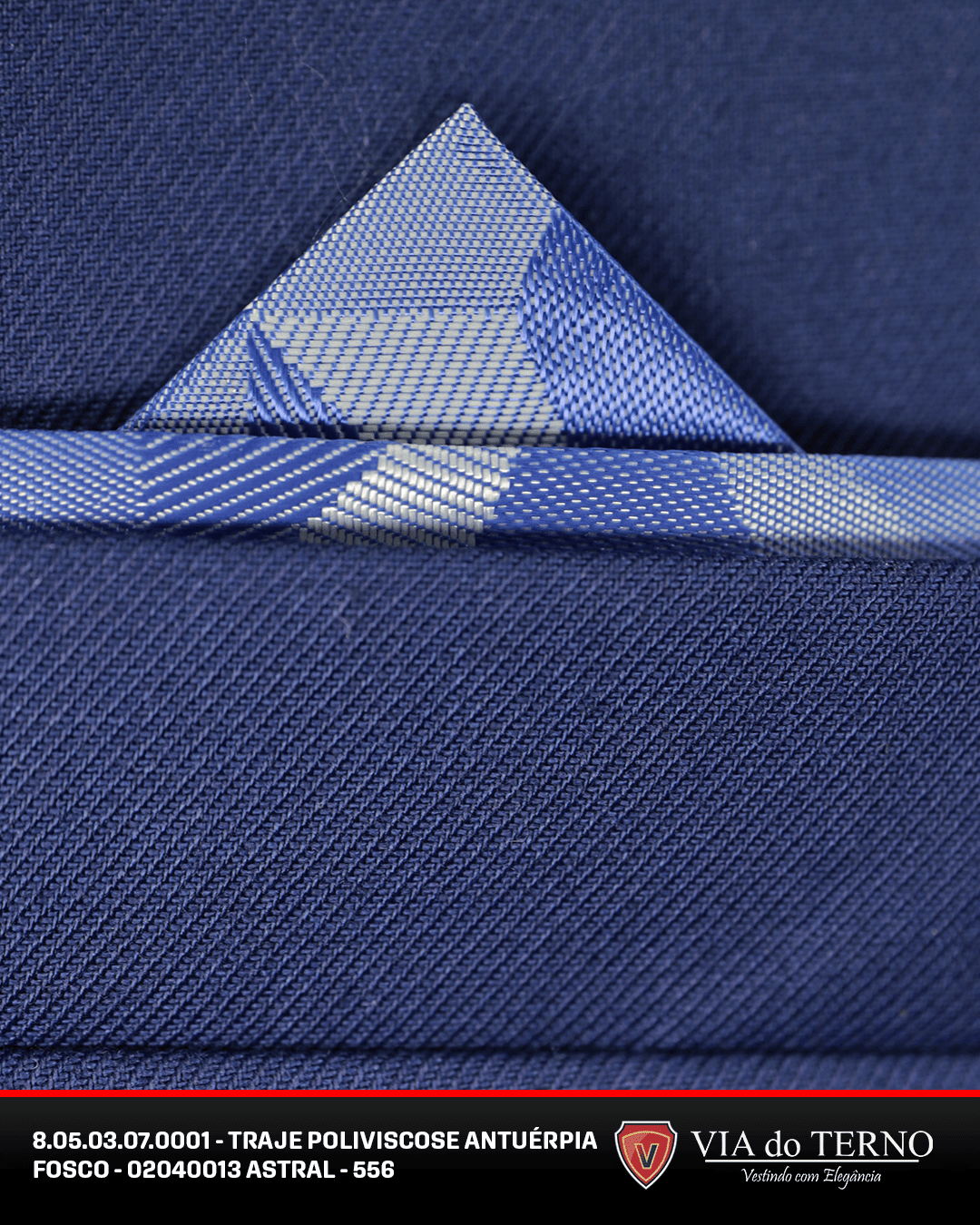 09 traje completo poliviscose azul astral