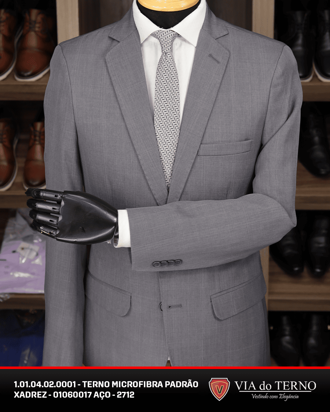 04 terno slim microfibra chumbo aco