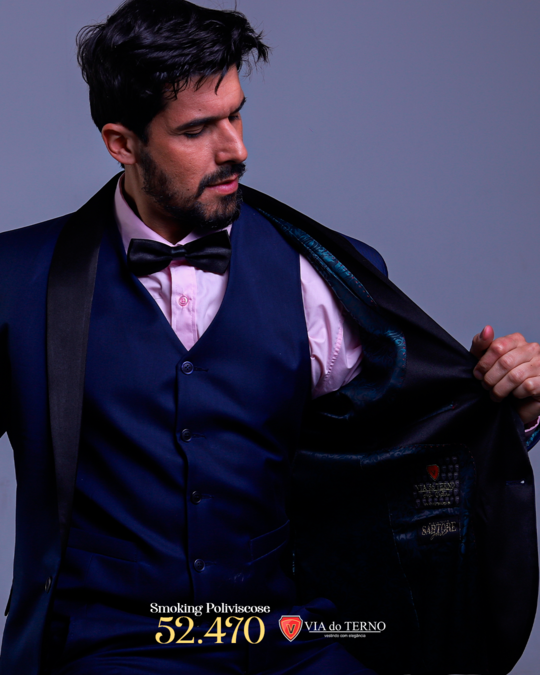 01 smoking azul marinho