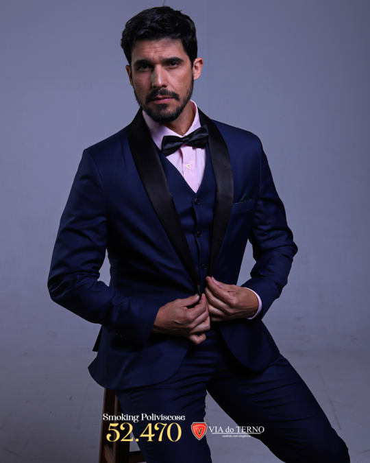 05 smoking azul marinho