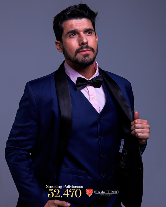 07 smoking azul marinho