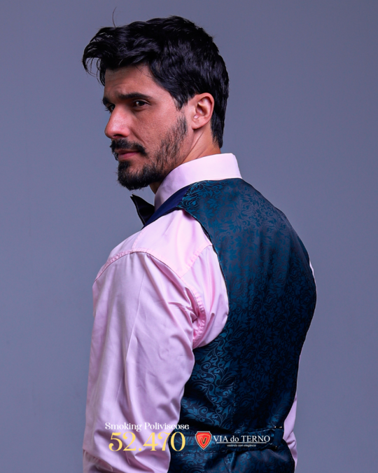 09 smoking azul marinho