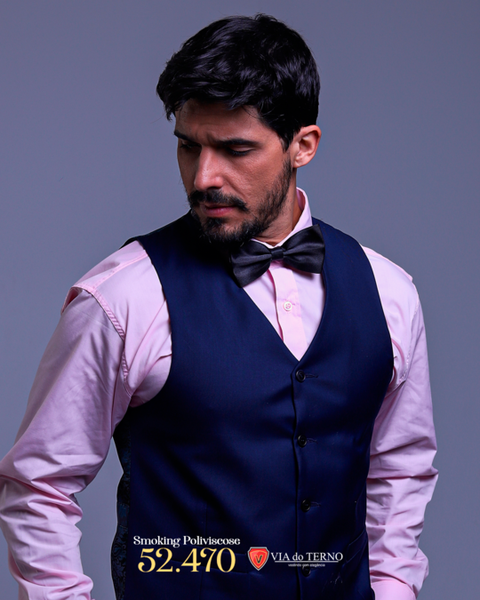 10 smoking azul marinho