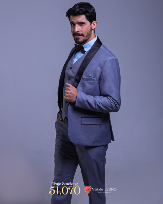 01 smoking cinza encerado