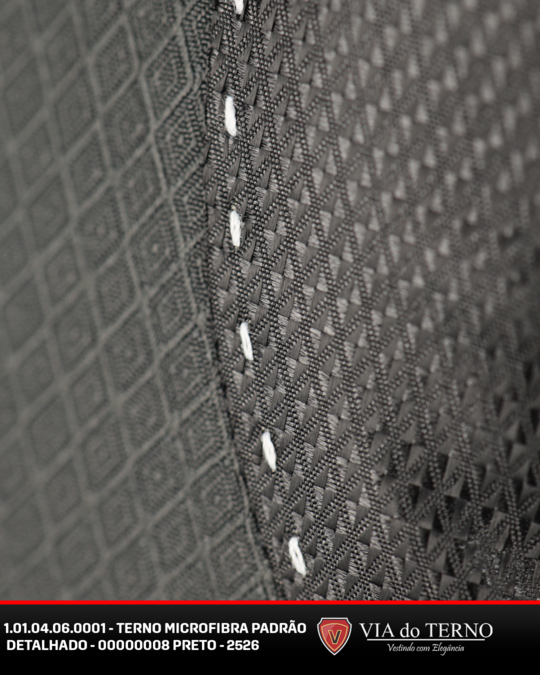 02 terno slim microfibra preto detalhado