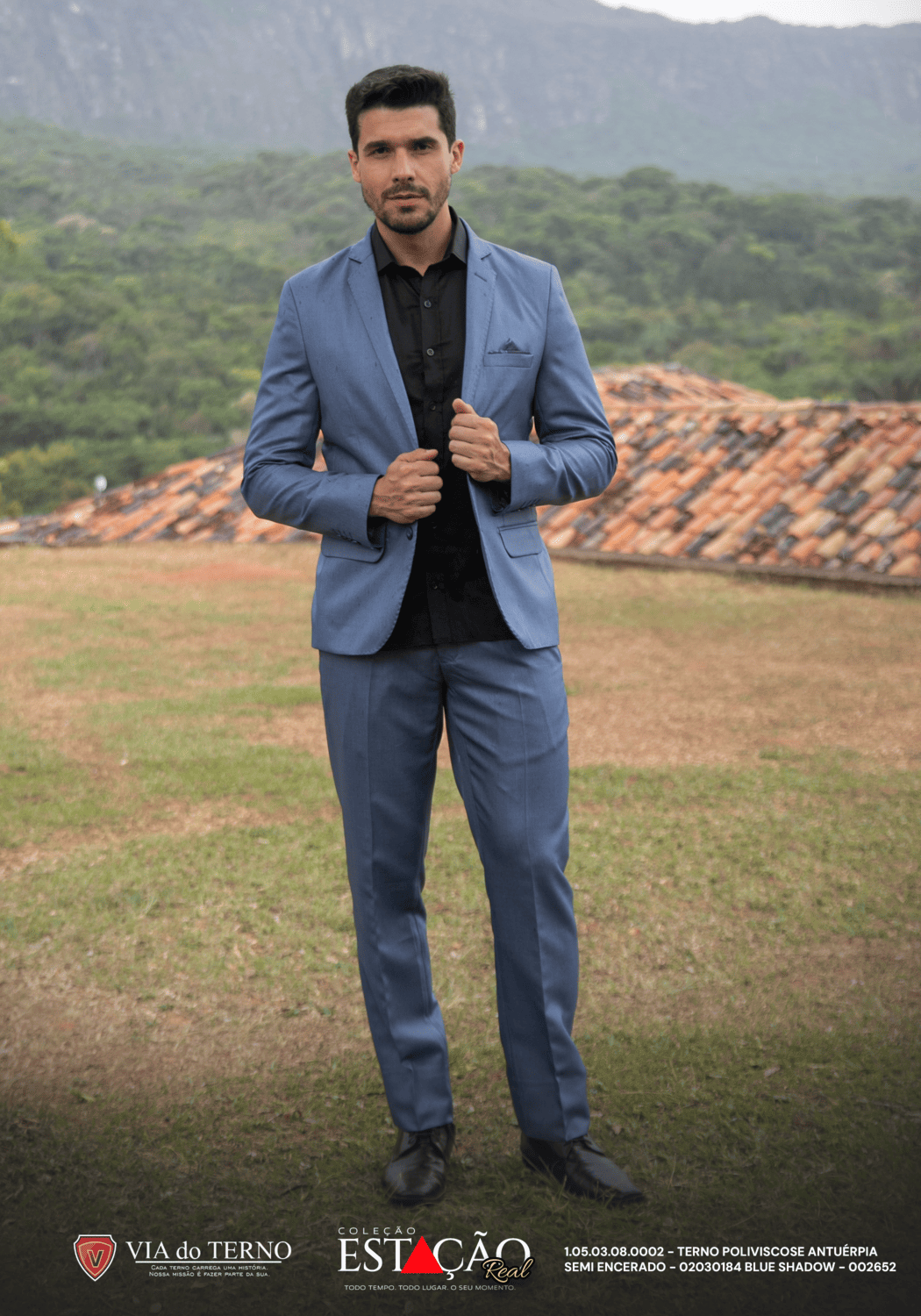 04 terno poliviscose antuerpia semi encerado blue shadow