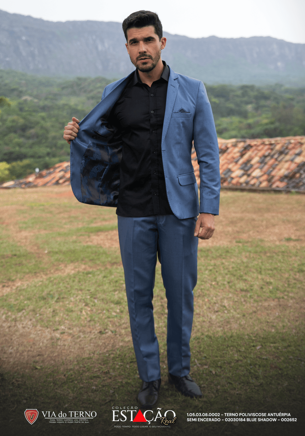 05 terno poliviscose antuerpia semi encerado blue shadow