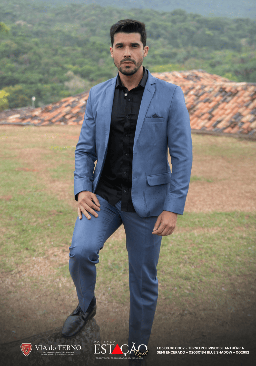 06 terno poliviscose antuerpia semi encerado blue shadow