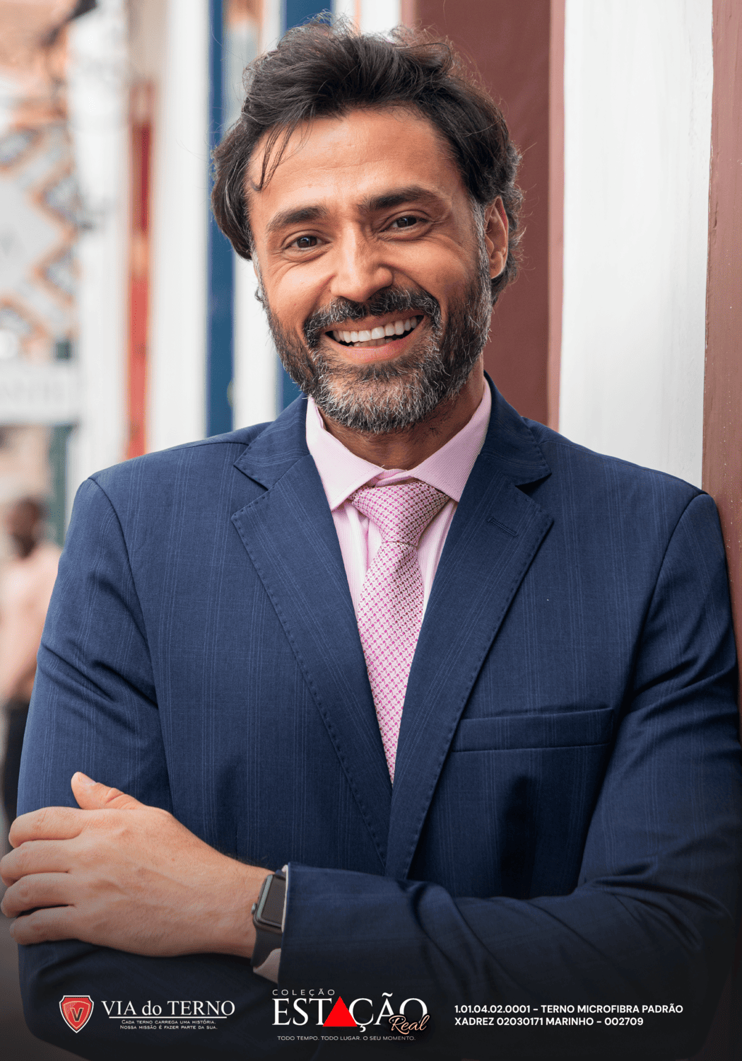 11 terno slim microfibra azul marinho xadrez