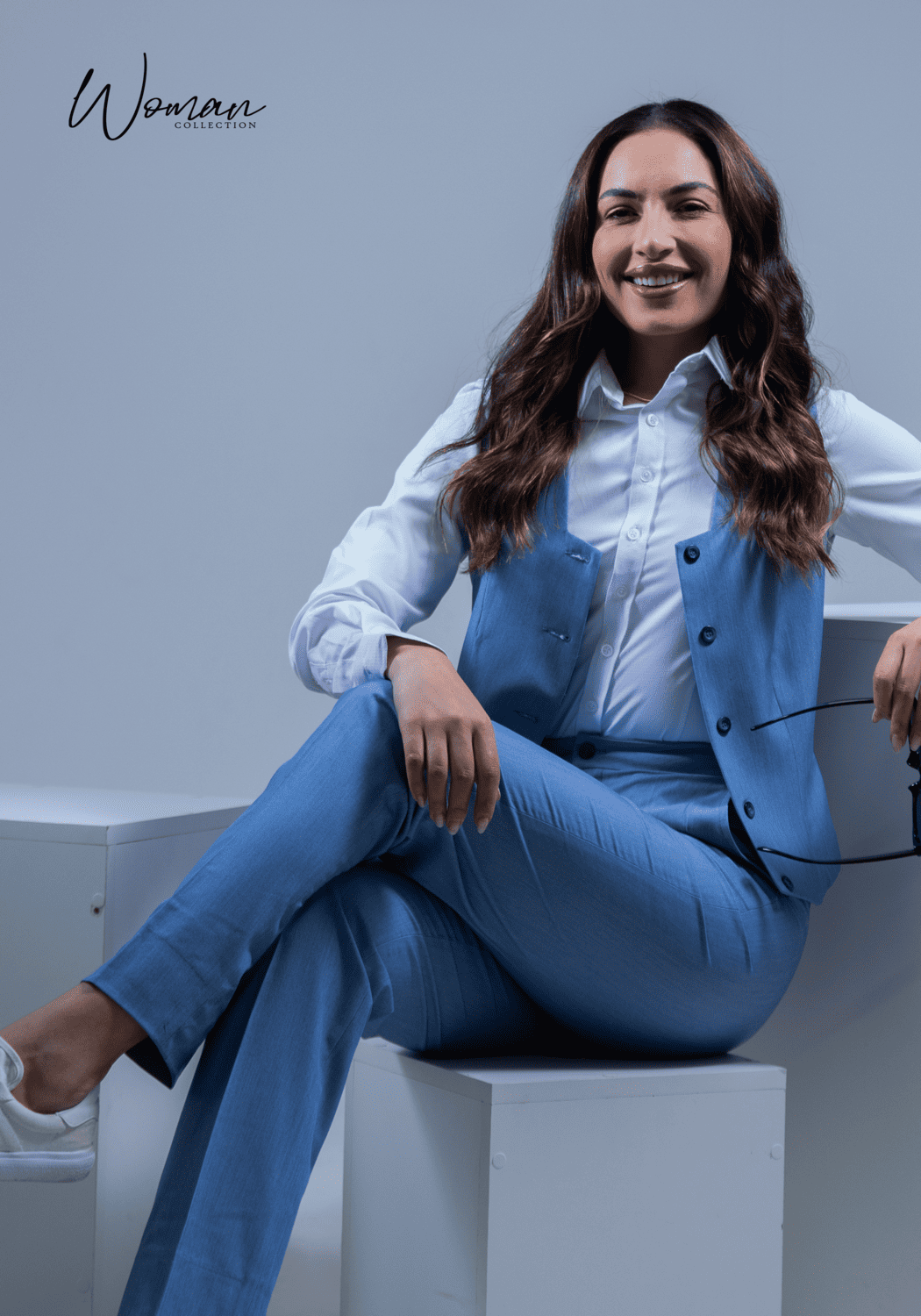 05 calca feminina de alfaiataria azul nevoa