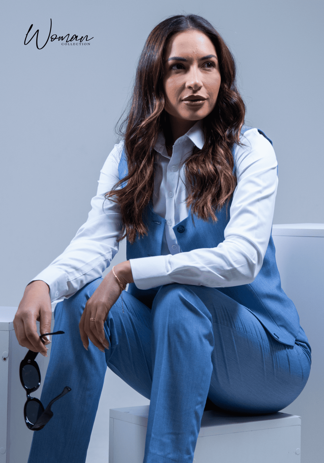 06 calca feminina de alfaiataria azul nevoa