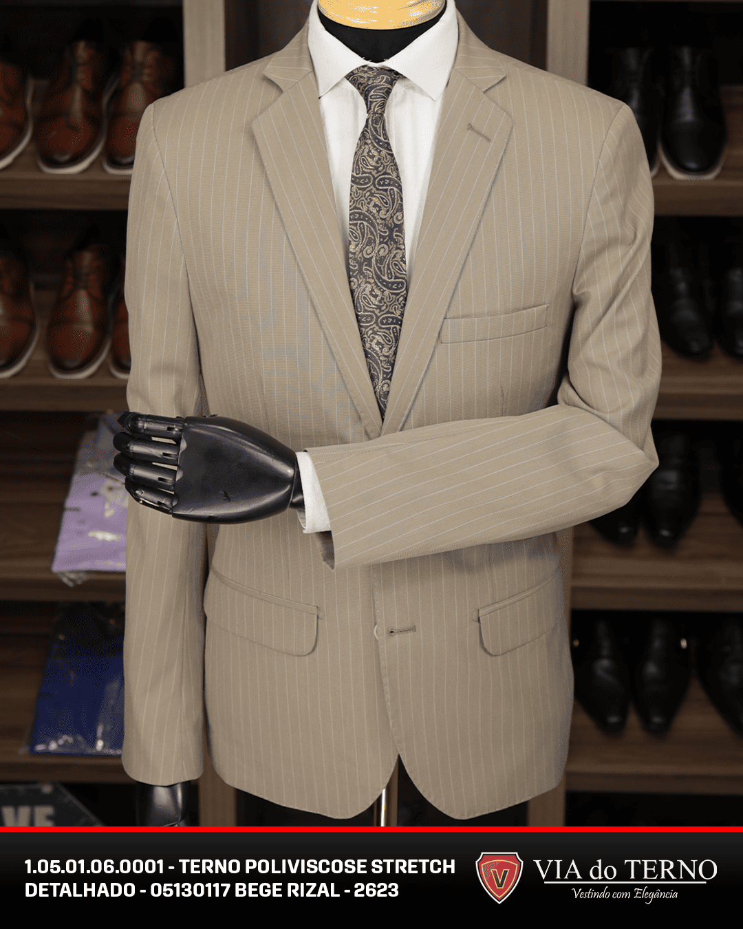 03 terno slim poliviscose magneto detalhado twilight blue