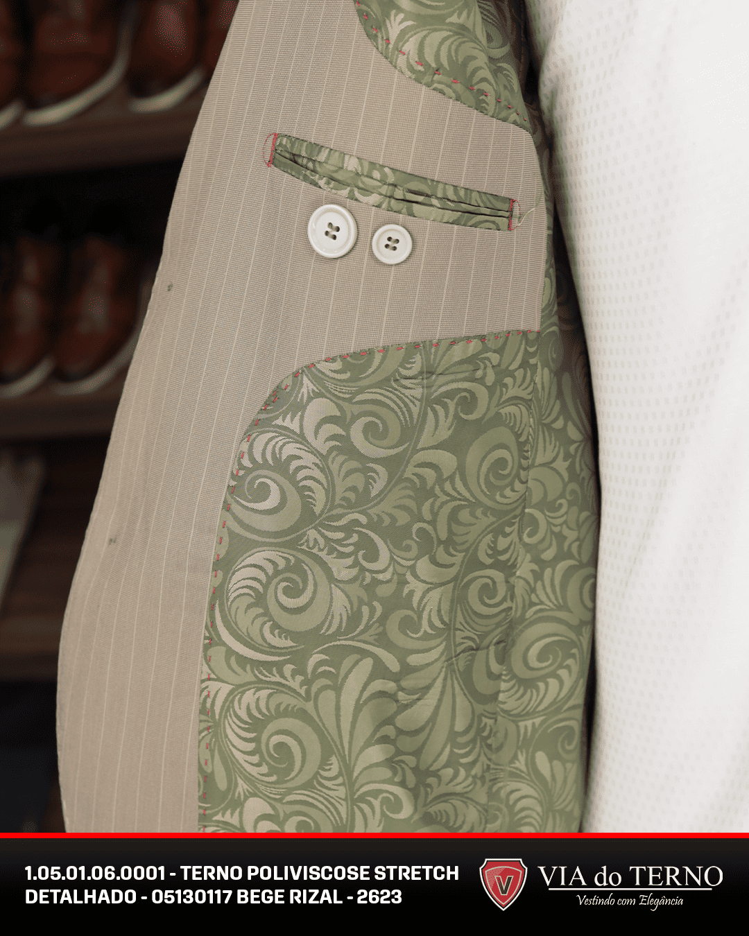 06 terno slim poliviscose magneto detalhado twilight blue